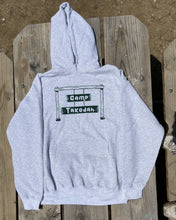 Load image into Gallery viewer, Ash Grey Hoodie with Green Print
